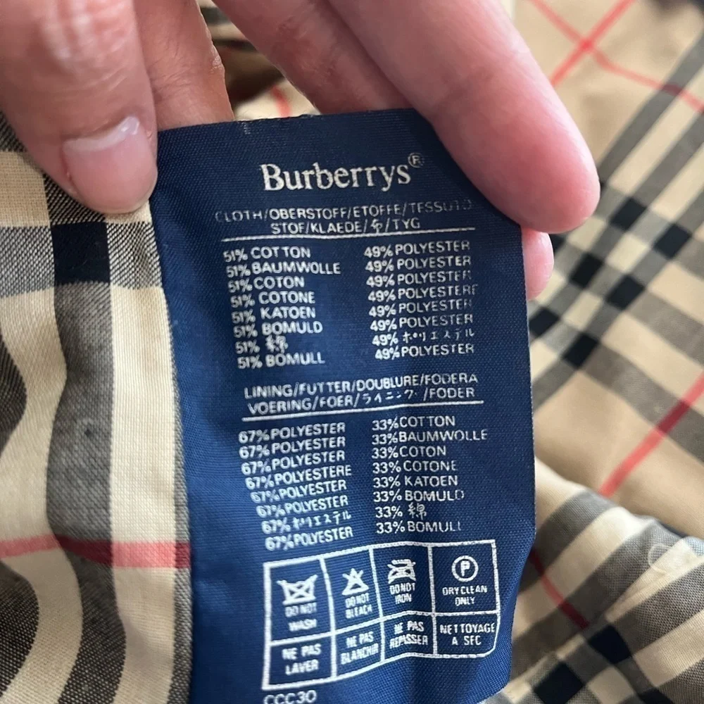 BURBERRYS LONG TRENCH COAT - Picture 4 of 14